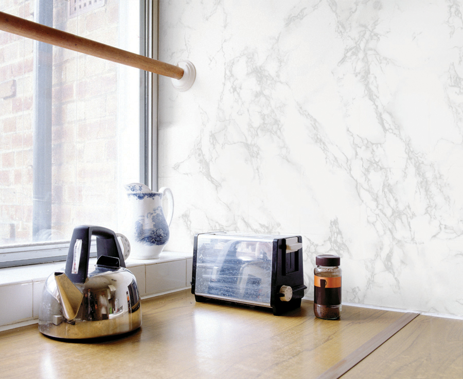 วอลเปเปอร์ สติ๊กเกอร์ติดผนัง ลายหินอ่อน (MA-08) ตัดขายเป็นเมตร ติดตู้ ติดโต๊ะ/ท๊อปโต๊ะ กันน้ำ ติดฉากไลฟ์สด ติดเฟอร์นิเจอร์ สำหรับตกแต่งห้องนอน/ห้องนั่งเล่น/ห้องน้ำ/ห้องรับประทานอาหาร/ห้องครัว วอลเปเปอร์ผนัง นำเข้าจากเกาหลี