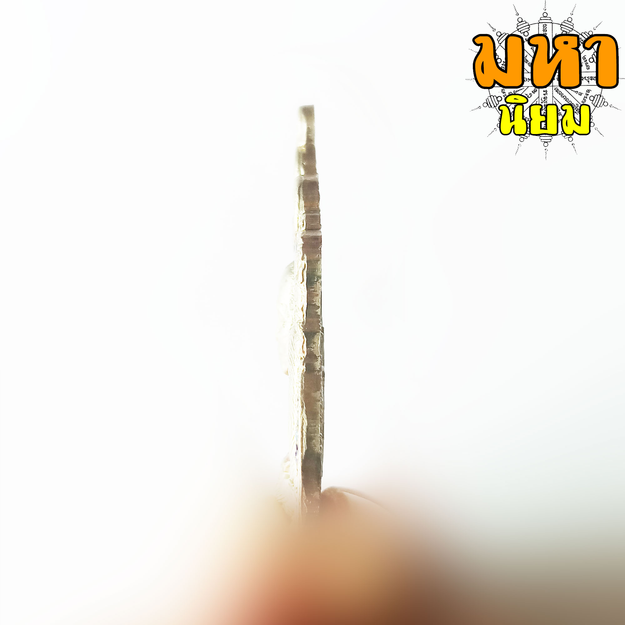 เหรียญพยัคฆ์แสนล้าน เนื้อเงินลงยา หลวงพ่อพัฒน์ ปุญฺญกาโม วัดห้วยด้วน จ.นครสวรรค์ พร้อมกล่องอย่างดี