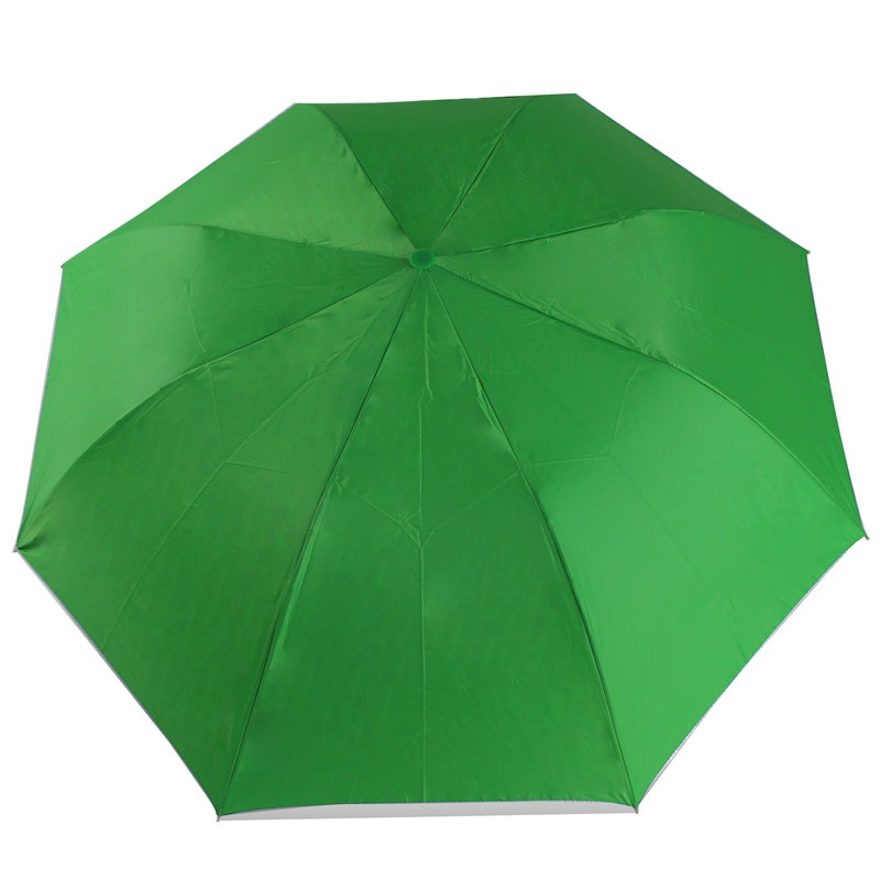 ร่มพับ 2 ตอน ด้ามจับสีเดียวกับร่ม