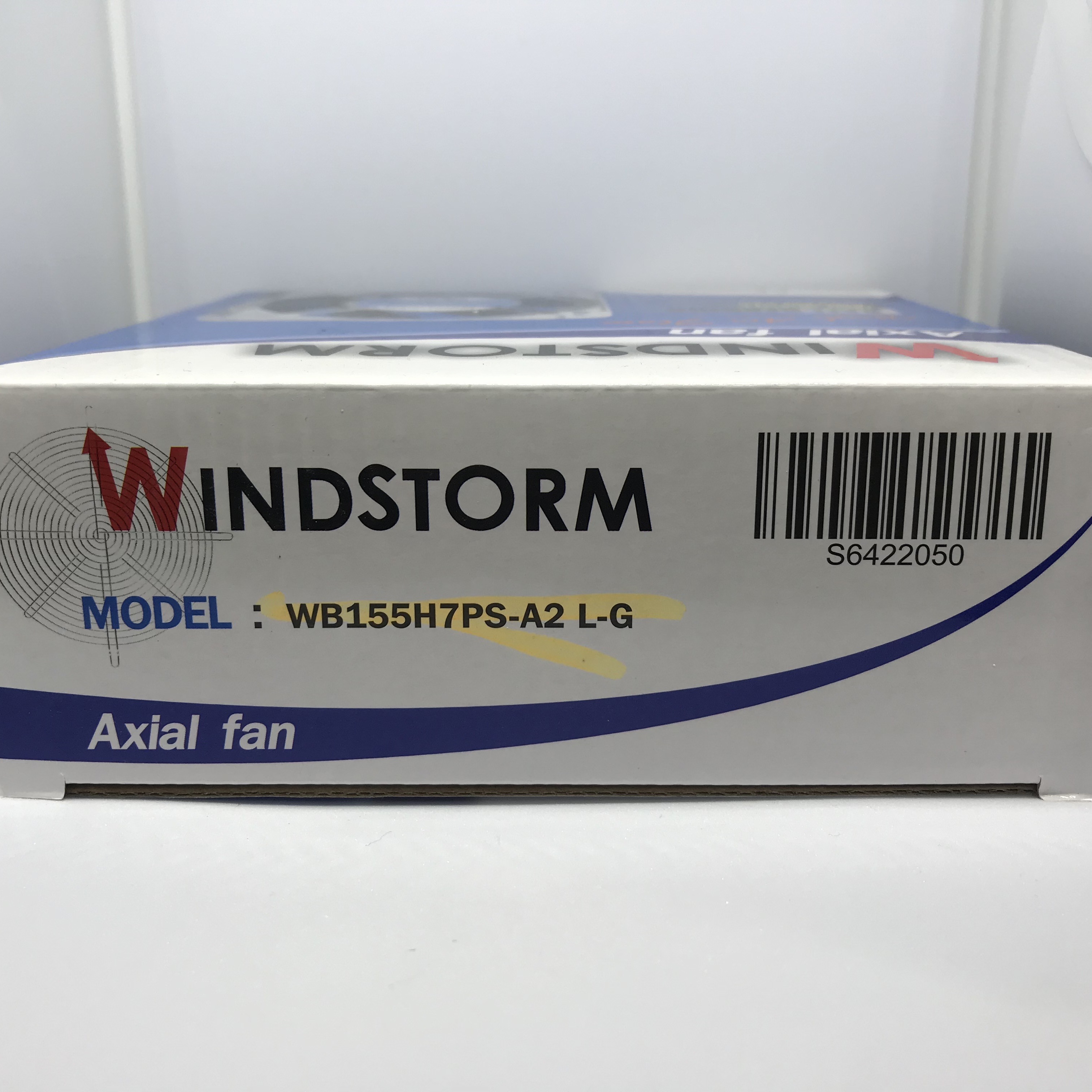 พัดลมระบายอากาศ ขนาด 6" เหลี่ยม WB155-A2LG