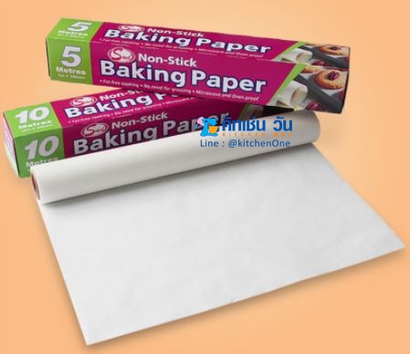 กระดาษไขรองอบ กระดาษไข BAKING PAPER กระดาษรองอบ ความยาว 10 เมตร หน้ากว้าง 30 ซม (กระดาษไขทำเค้ก กระดาษรองกันติด)