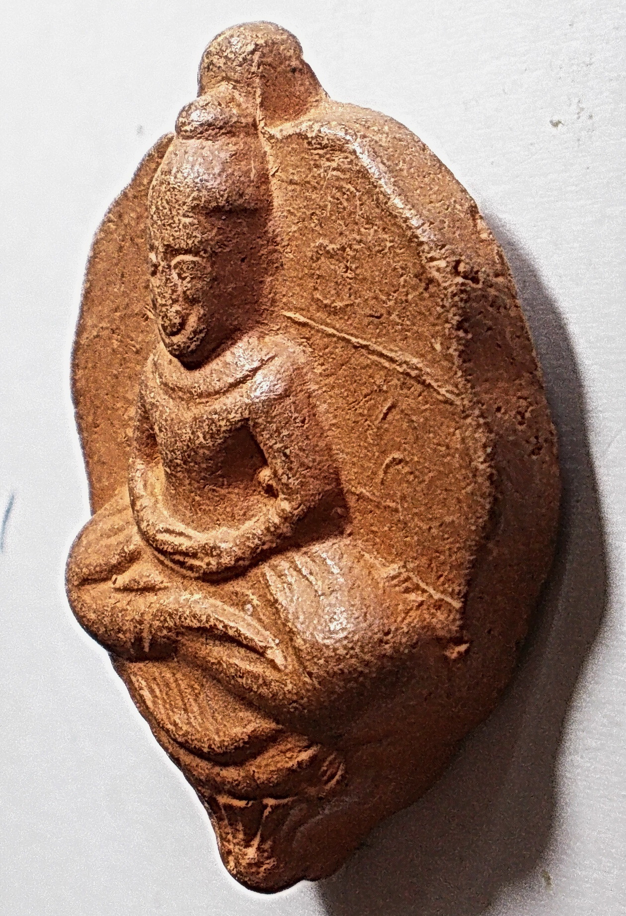 พระโพธิจักร เนื้อดิน หลังยันต์ ส2 ลพ.ลี วัดอโศการาม ปี 2500 #lnw387