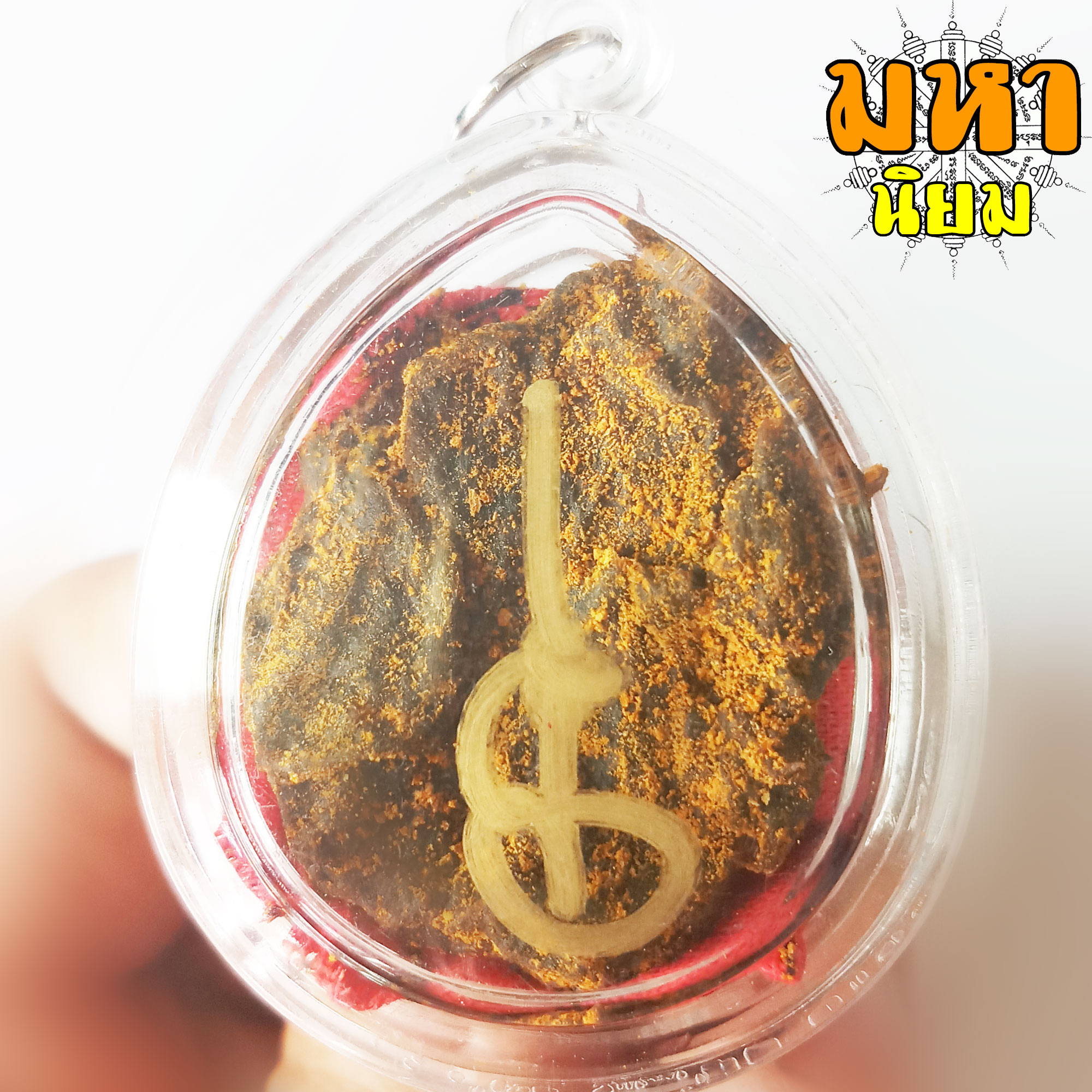 รกแมว หลังยันต์แดง เลี่ยมกรอบอย่างดี (ไม่สามารถเปิดเผยแหล่งที่มาได้)