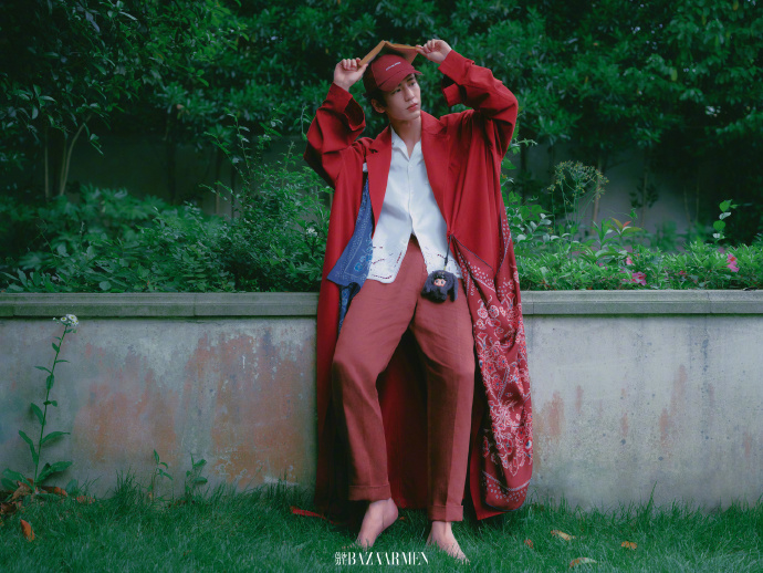 Pre - นิตยสาร Harper's Bazaar Men จางหลิงเฮ่อ zhanglinghe 2025+ การ์ด