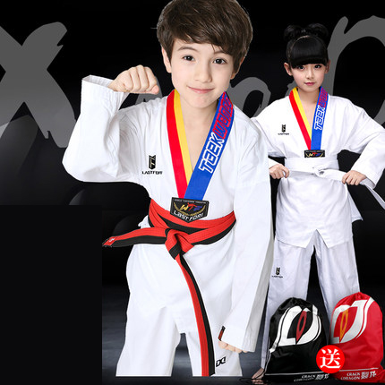 (พรีออเดอร์) ชุดเทควันโด+สาย Taekwondo TCD10001-11P