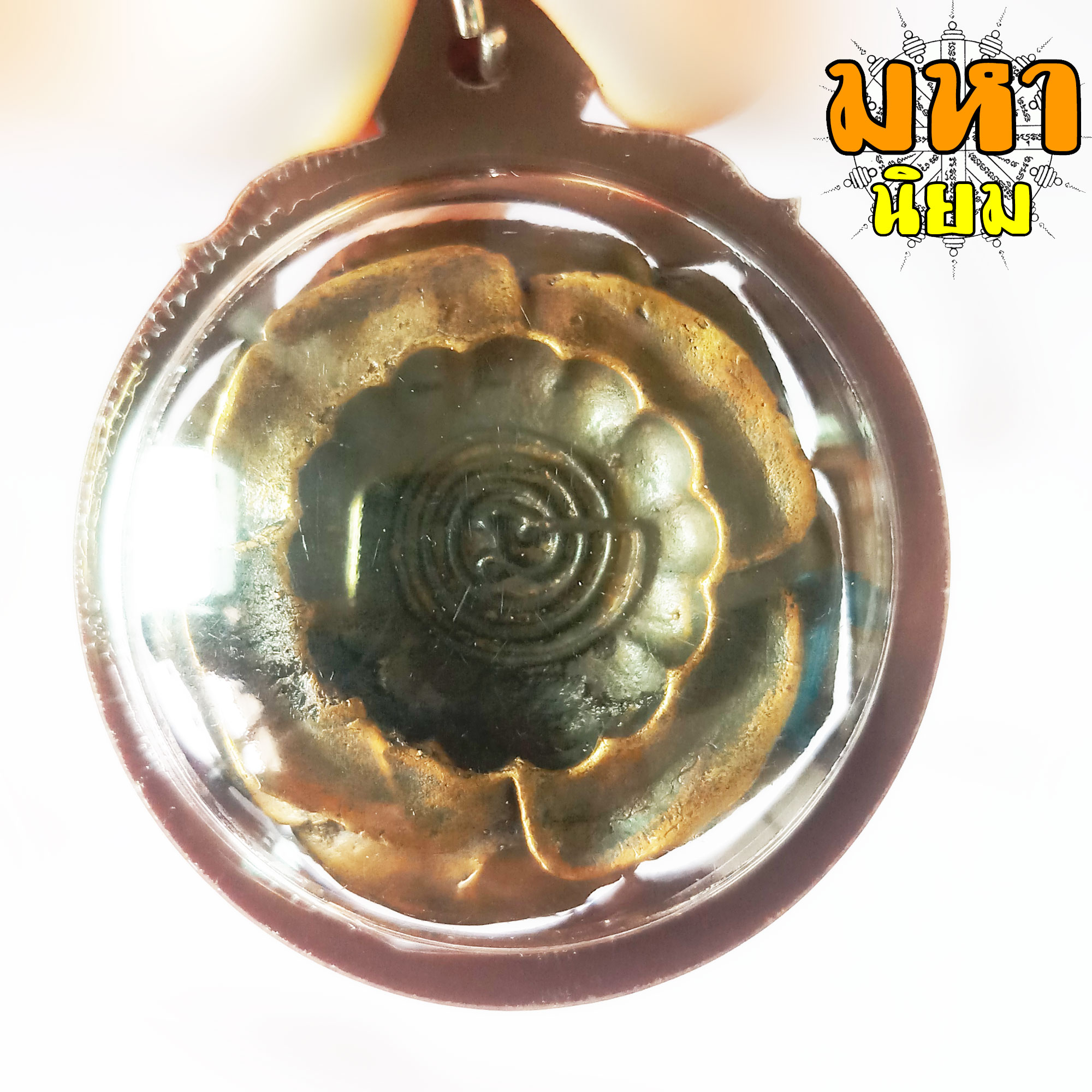 เหรียญกระต่ายเสพนาง กลางสวน เลี่ยมกรอบอย่างดี