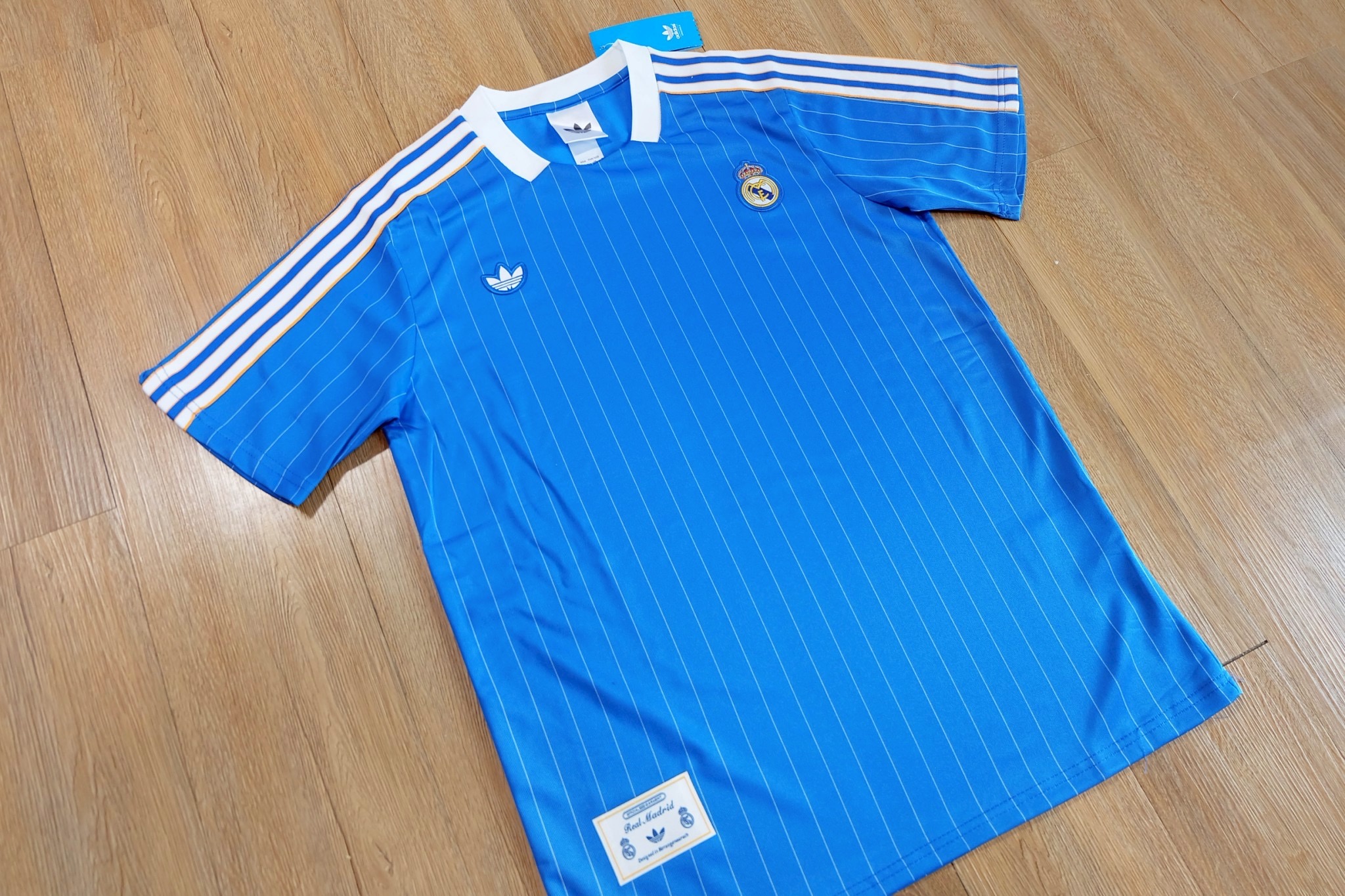 เสื้อฟุตบอล Terrace Icons ปี 2025/26 สโมสรเรอัล มาดริด สีน้ำเงิน เกรดแฟนบอล พรีเมี่ยม💯