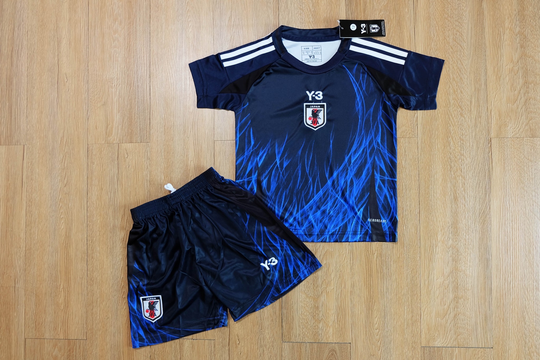 ชุดฟุตบอลเด็ก – ทีมชาติญี่ปุ่น สีน้ำเงิน Fans Edition เกรดแฟนบอล 2024