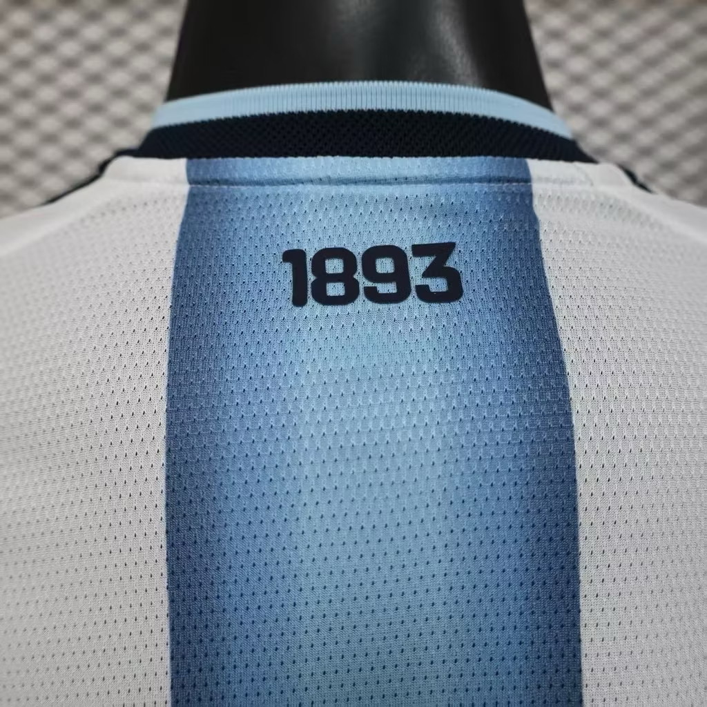 2026-27 เสื้อทีมชาติอาเจน เหย้า สีฟ้าขาว สำหรับผู้ชาย Player Edition เกรดนักเตะ Size S-2XL