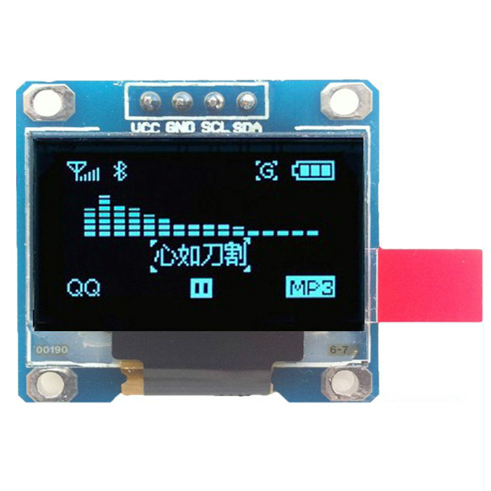 จอแสดงผล OLED สีน้ำเงิน OLED LCD LED Display Module 128X64 0.96" Blue Color For Arduino