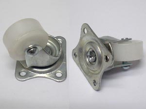 ล้อหน้ารถหุ่นยนต์ Smart Car ล้ออิสระ ประมาณ 3.3 x 3.7 ซม ความสูง ประมาณ 3.8 ซม มีของในไทยพร้อมส่งทันที