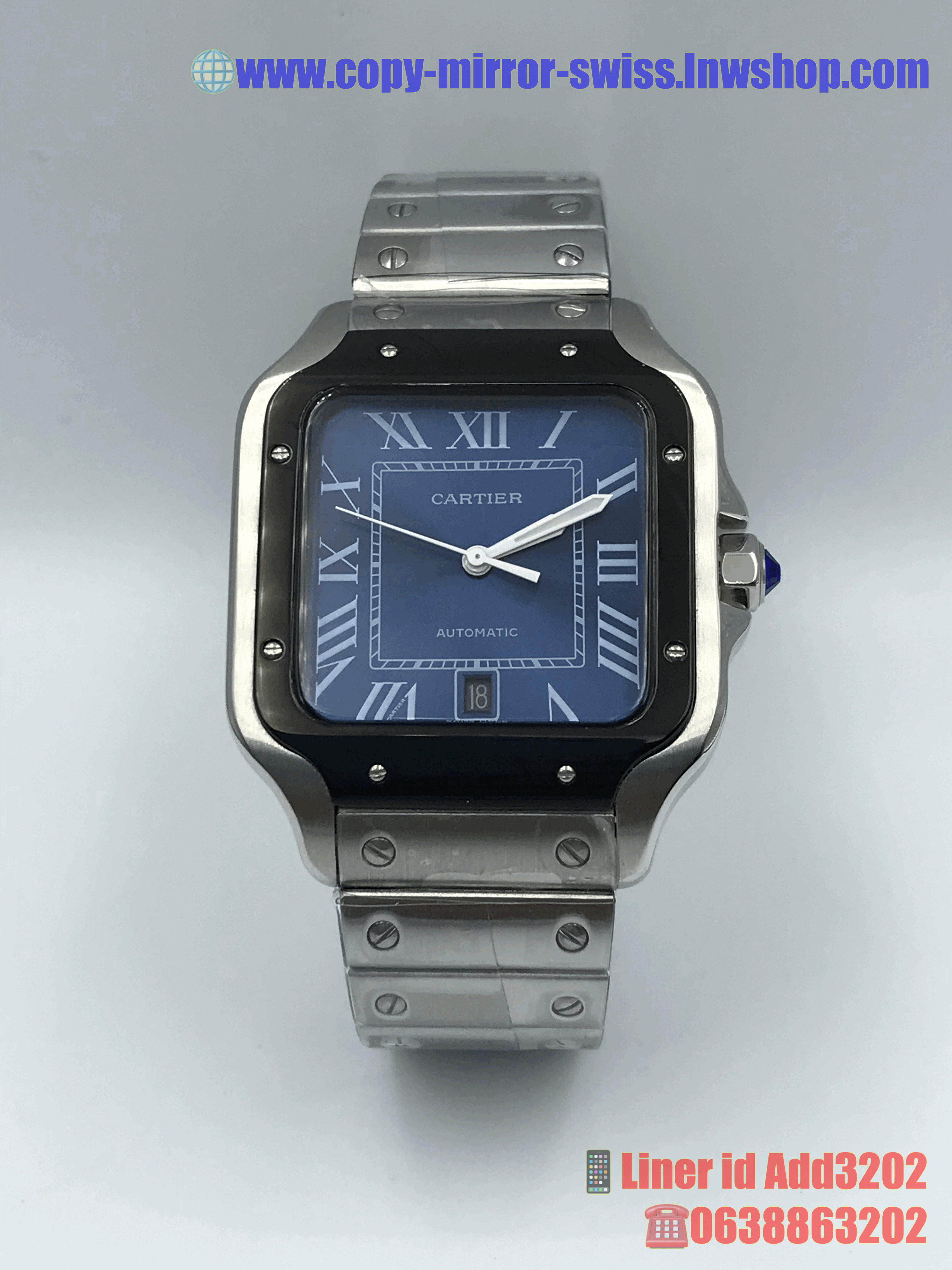 Cartier Santos De Cartier L Blue Dial (5A)