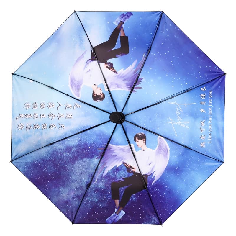 Pre - ร่มกันแดดพับได้ลาย เซียวจ้าน หวังอี้ป๋อ