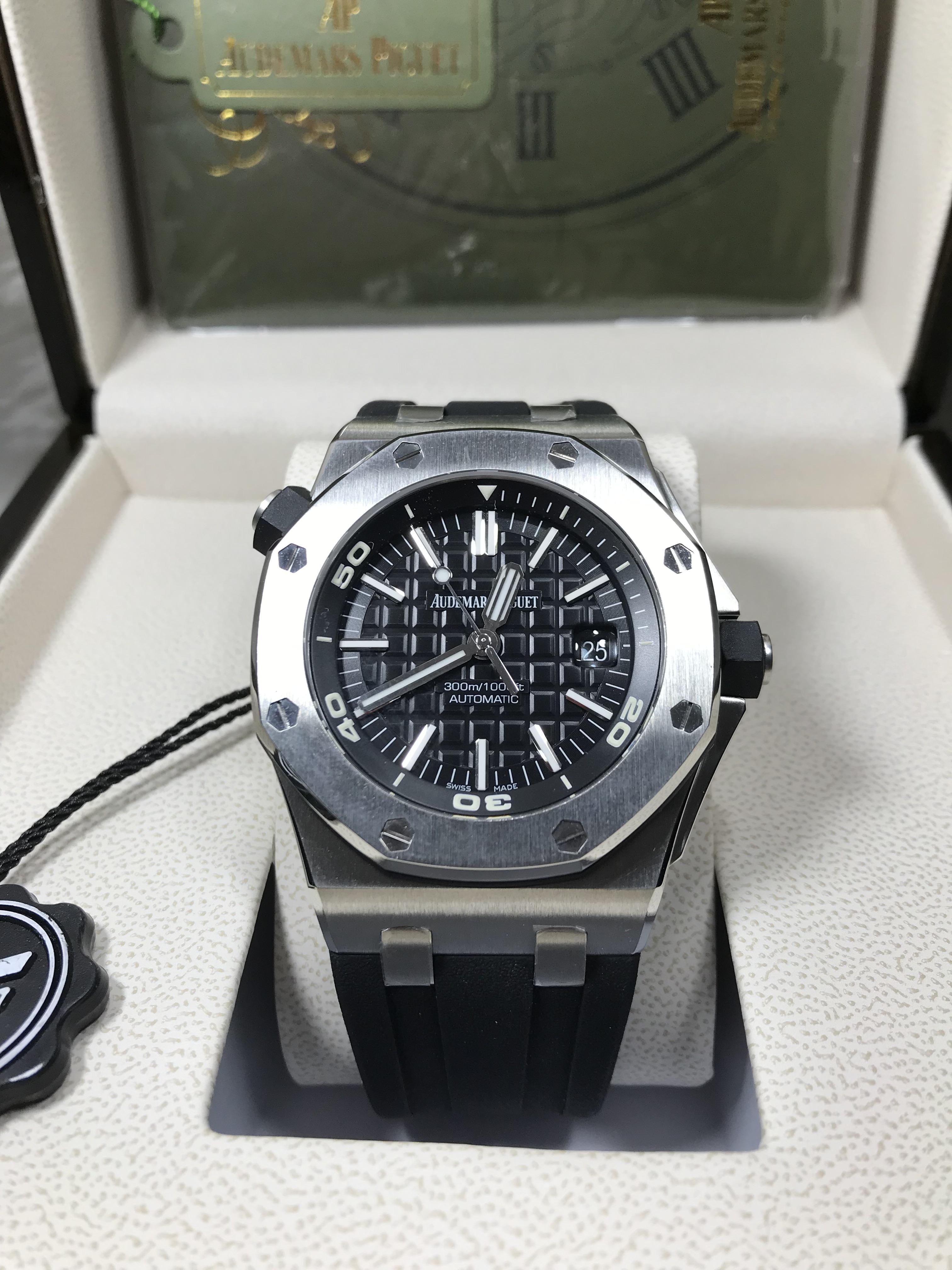 Audemars Piguet Diver Black Dial 15710ST (Swiss ZF)