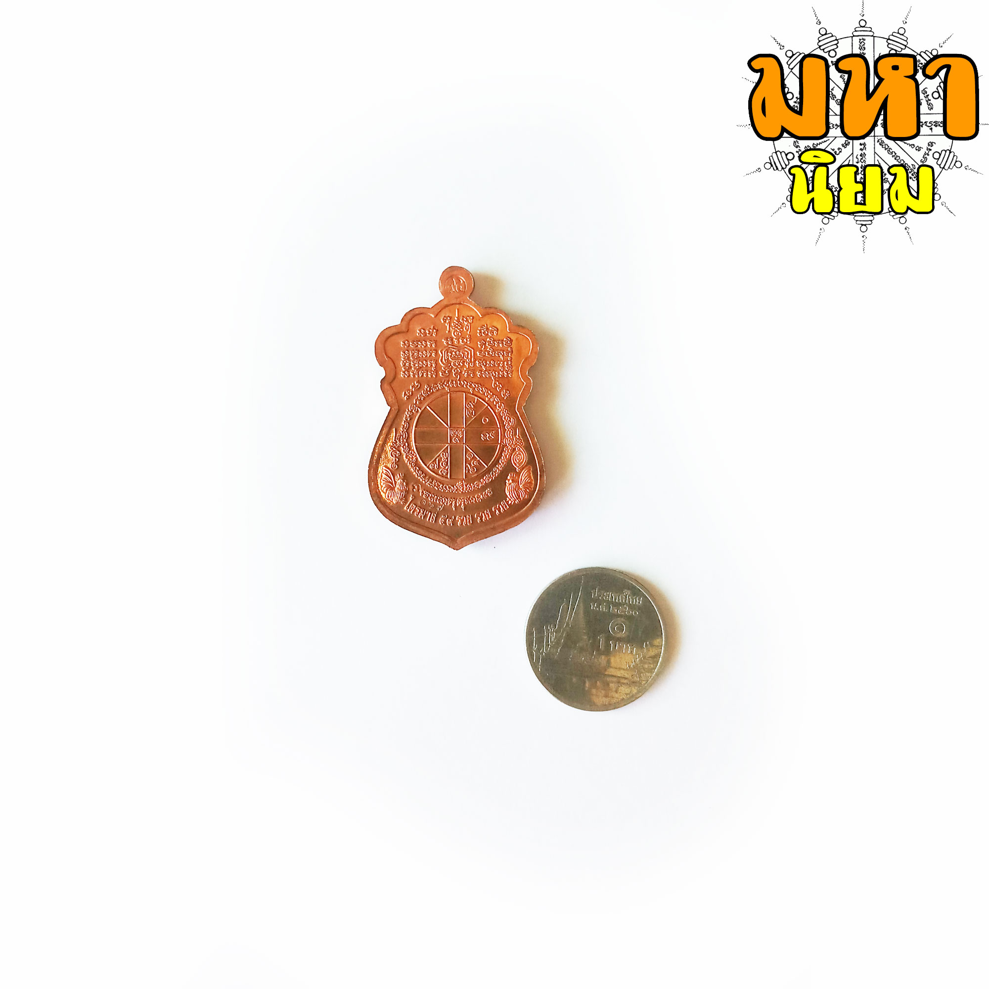 เหรียญไตรมาส 59 รวย รวย รวย เนื้อทองแดงลงยา หลวงพ่อรวย ปาสาทิโก วัดตะโก จ.อยุธยา พร้อมกล่องอย่างดี