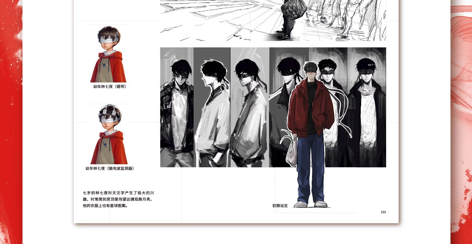 Pre - ชุดหนังสือภาพ หน่วยเทพล่าอสูร SlayTheGods Official Art Book อนิเมะจีน