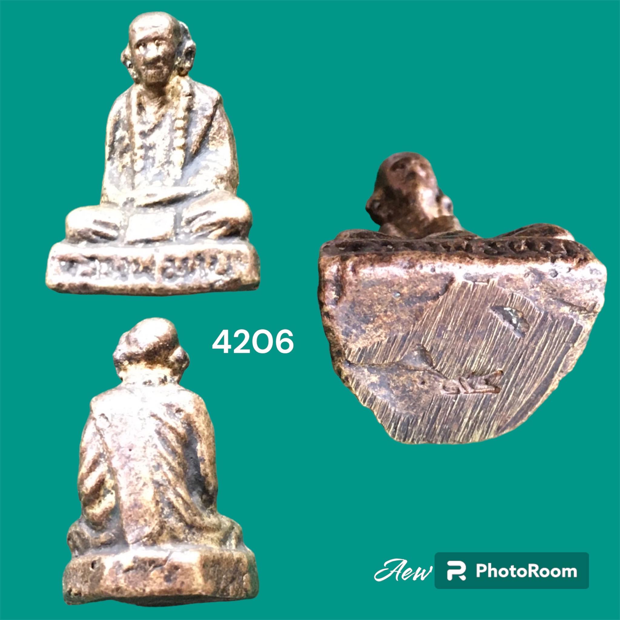 รูปหล่อ หลวงพ่อทบ พิมพ์ 94 อุดกริ่งนิยม ออกวัดชนแดน ปี2516