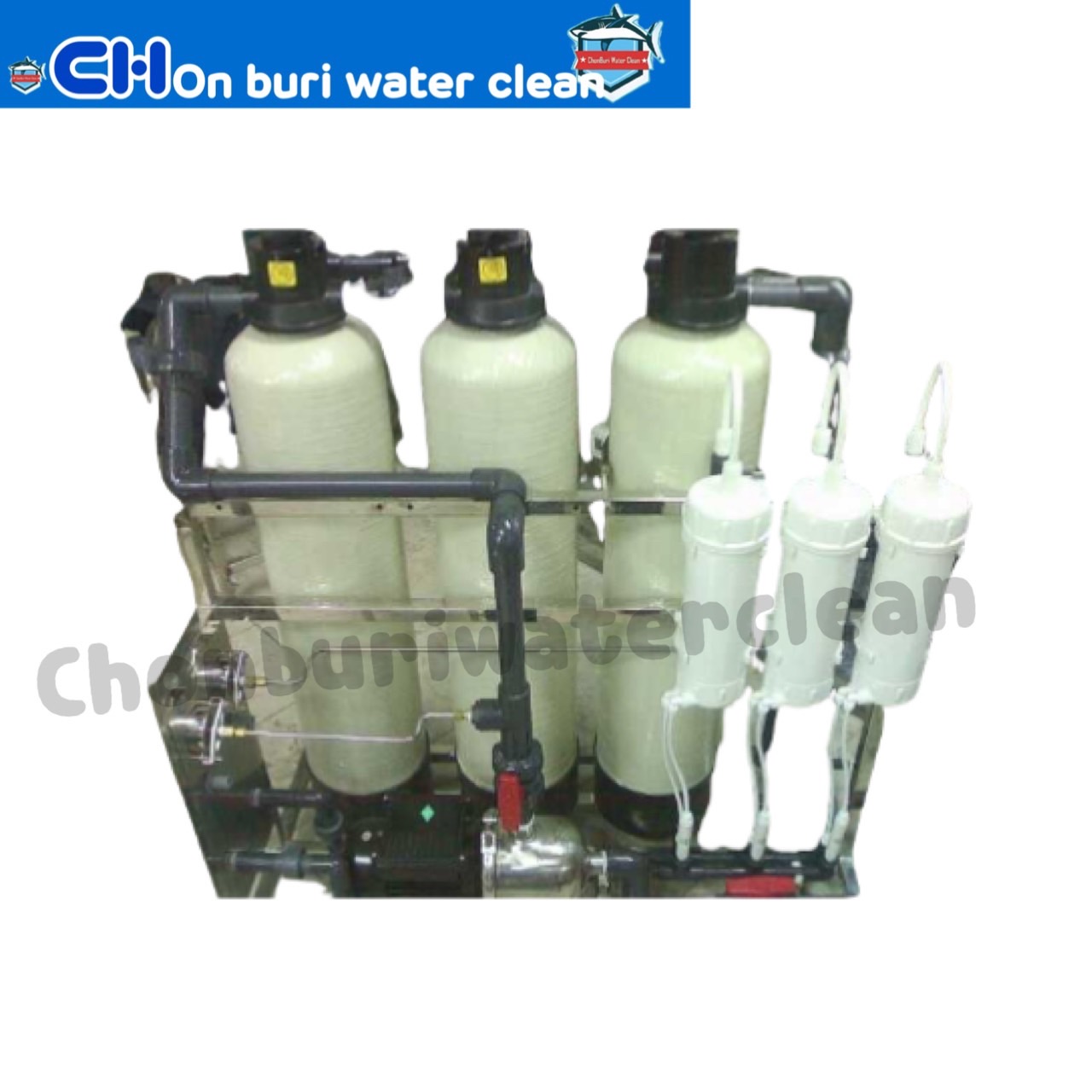 เครื่องผลิตน้ำอาร์โอ (RO) Membrane เล็ก ขนาด 3Q/Day & Pretreatment*สอบถามราคารบกวนทักไลน์บริษัทเท่านั้นค่ะ*