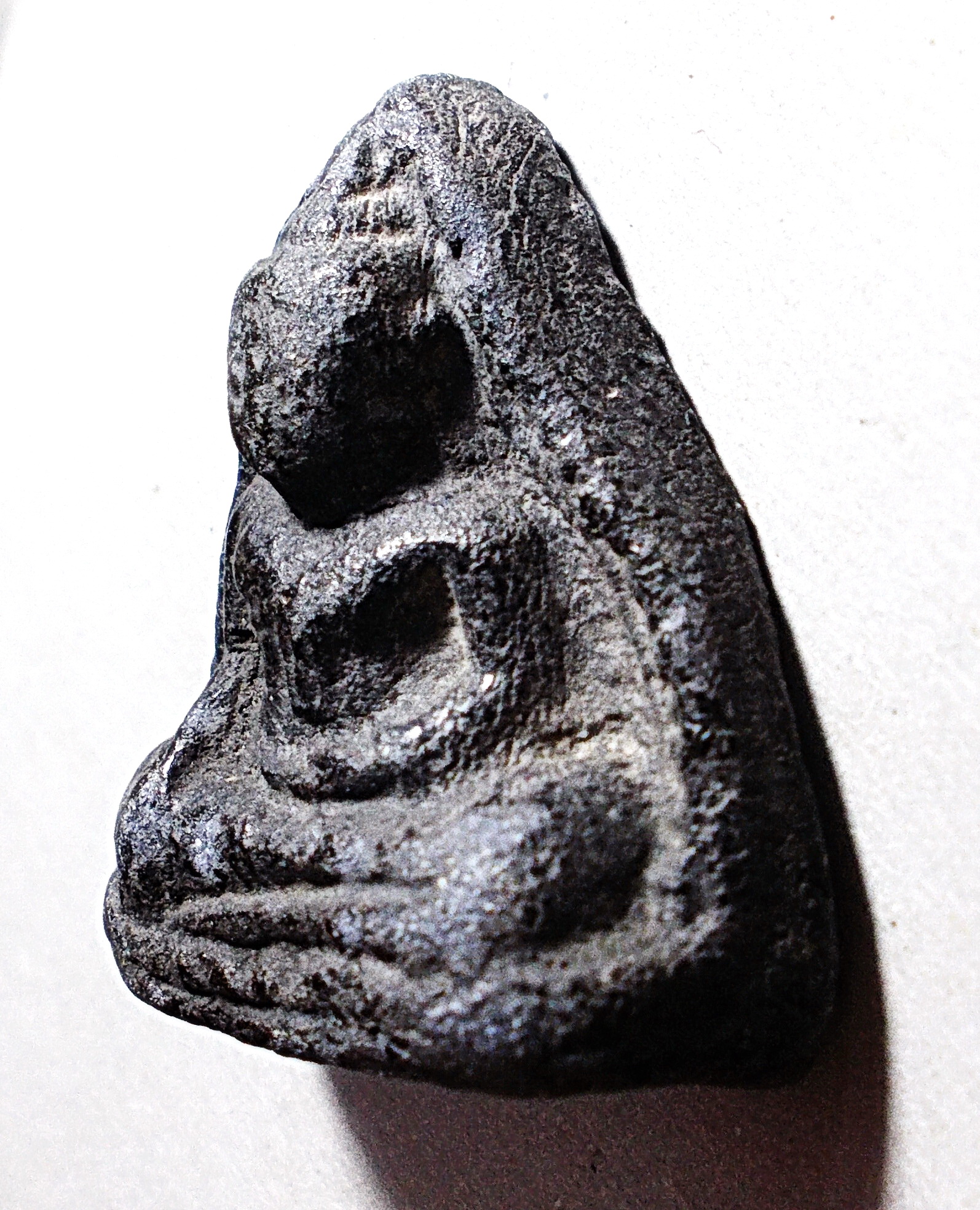 ลพ.คร้าม วัดพระเงิน นนทบุรี พิมพ์หลวงพ่อโต หลังยันต์ตุ๊กตาใหญ่