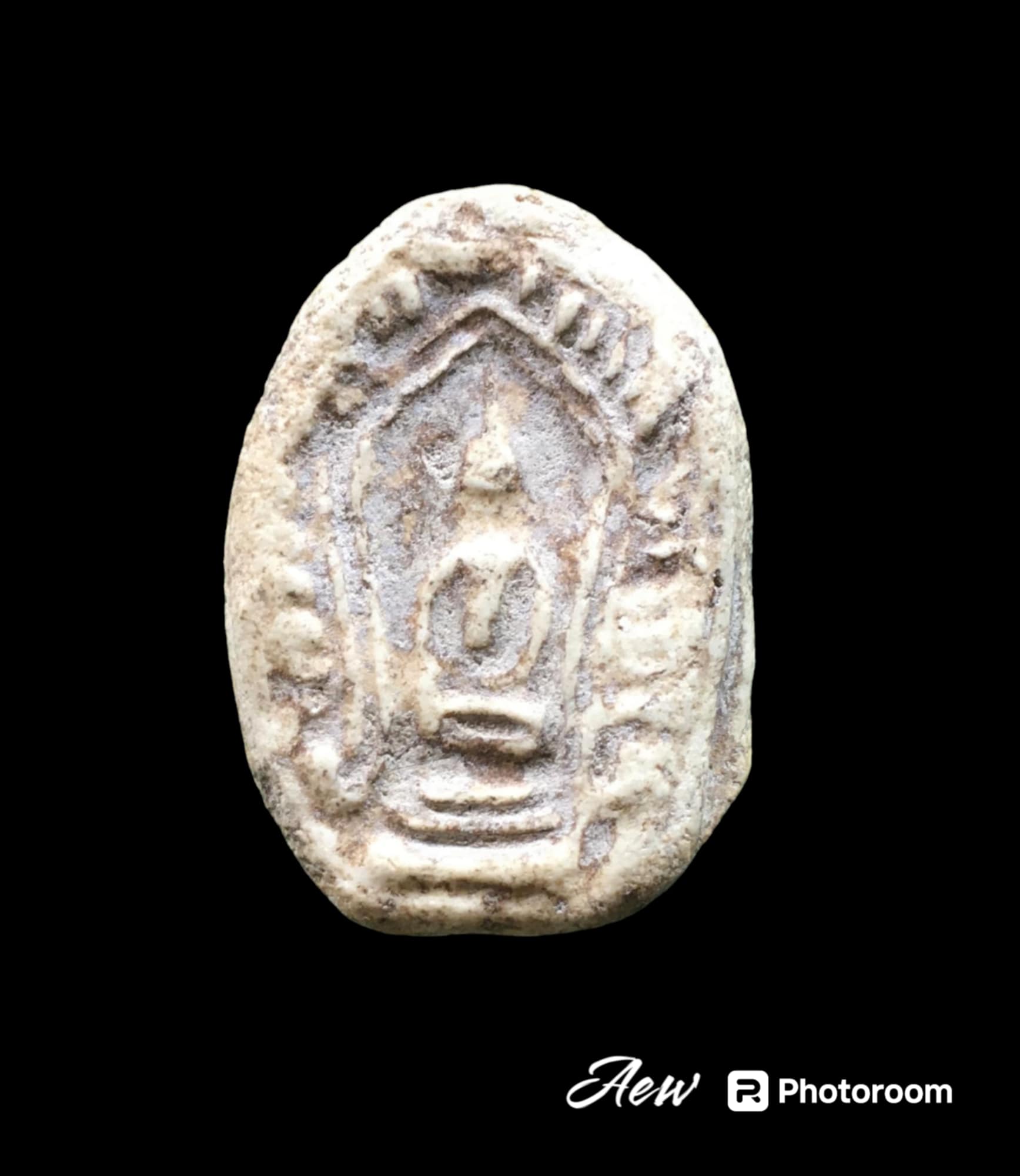 พระผงขุนแผนหลวงปู่ทิม วัดละหารไร่ ระยอง ปี2505 พิมพ์ใบเสมาหลังยันต์5