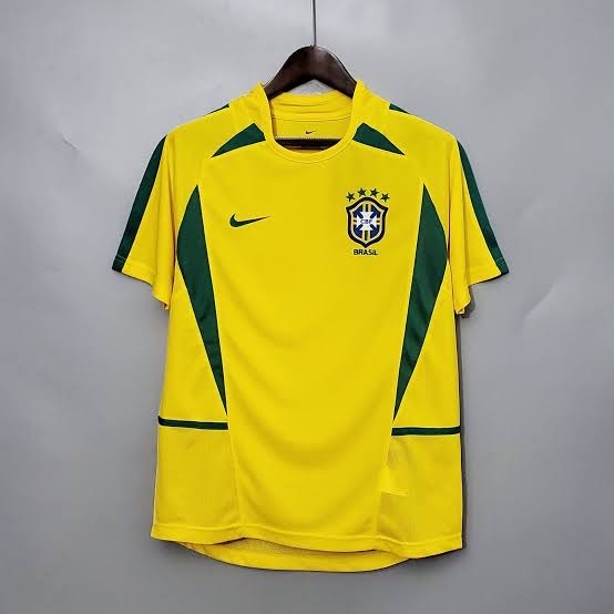 Retro เสื้อฟุตบอลย้อนยุค ทีมชาติบราซิล 2002