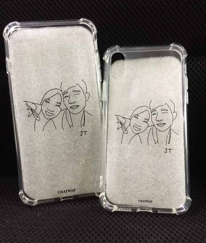 พิมพ์เคสมือถือ เคสโทรศัพท์ คู่รัก (เซต)