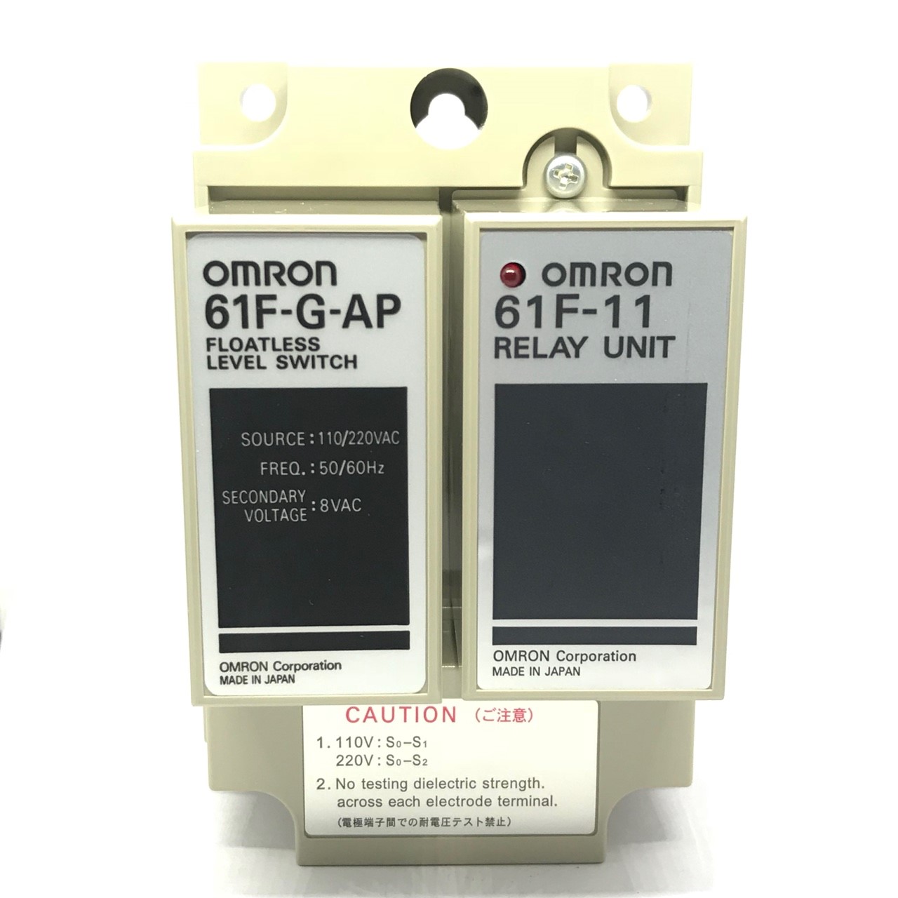 OMRON Floatless Switch ตัวควบคุมระดับของเหลว Floatless Level Controller รุ่น 61F (Standard)
