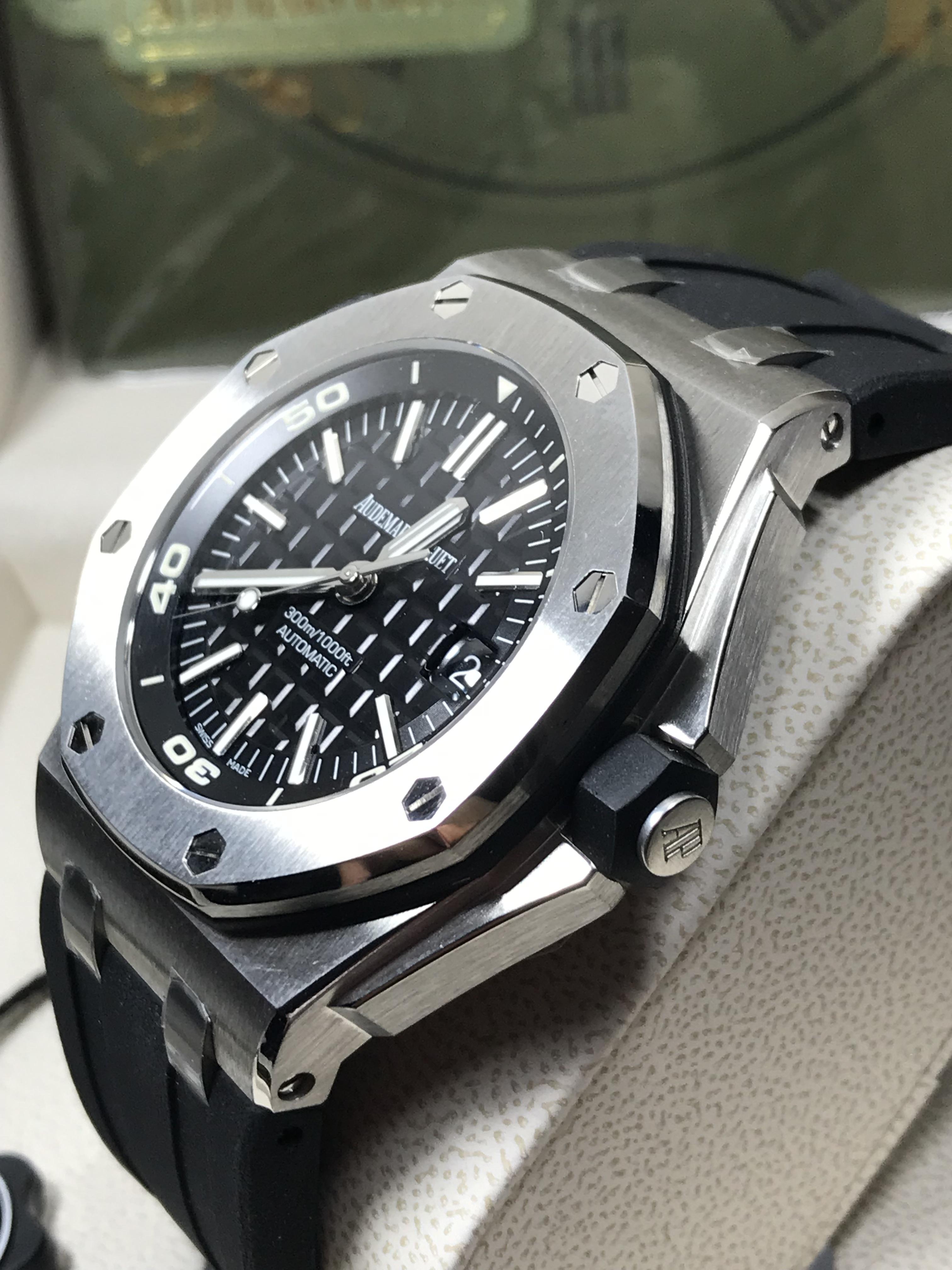 Audemars Piguet Diver Black Dial 15710ST (Swiss ZF)