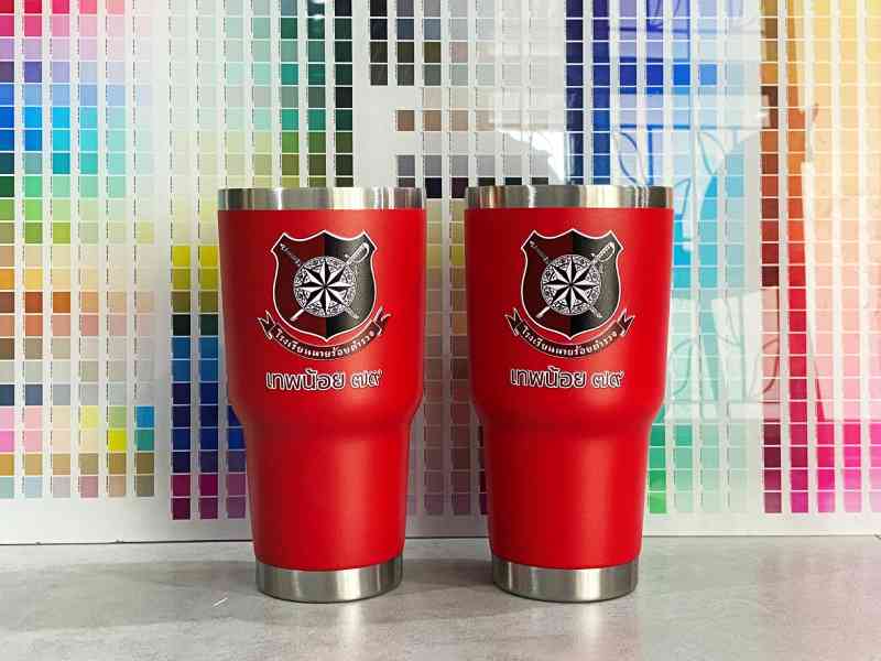 แก้วน้ำ Tumbler 30 Oz เก็บความเย็นพิมพ์สัญลักษณ์ โลโก้
