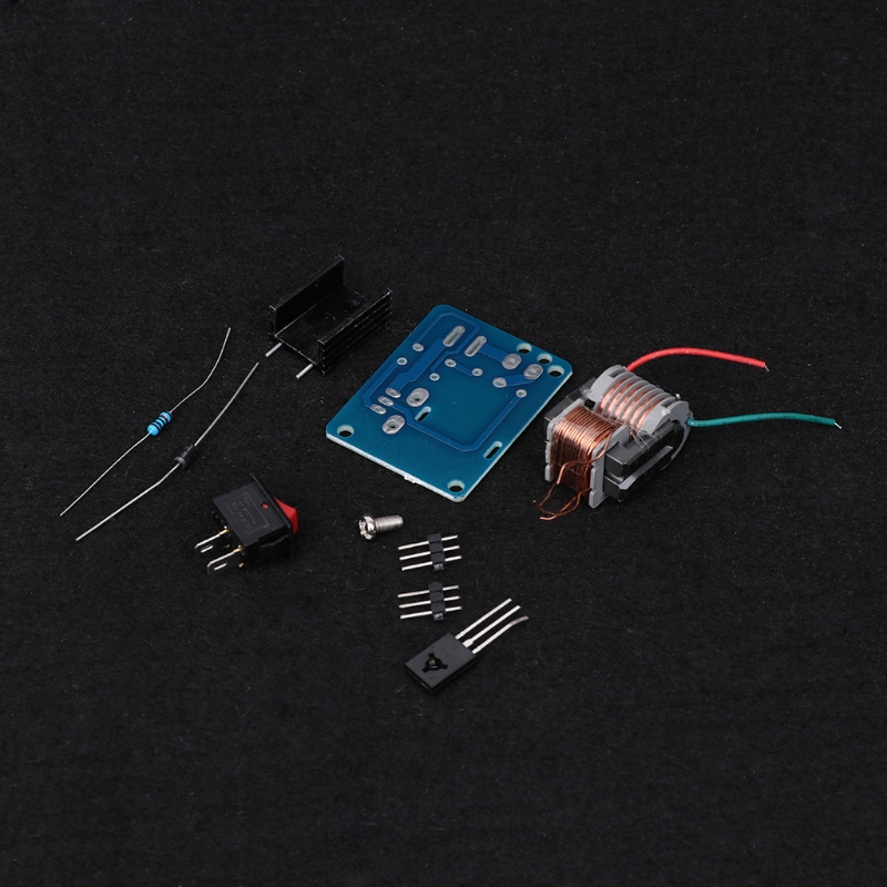 DC แรงดันสูง Arc จุดระเบิดเครื่องกำเนิดไฟฟ้าอินเวอร์เตอร์ Boost หม้อแปลง3.7โวลต์ DIYชุด