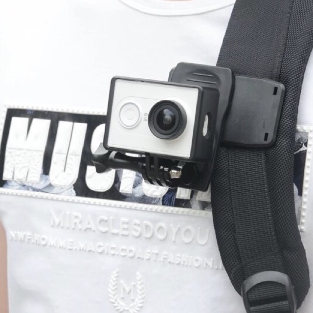 GoPro bag clip 360 องศา ตัวหนีบสายกระเป๋า ติดกล้อง GOPRO หมุนได้ 360 องศา