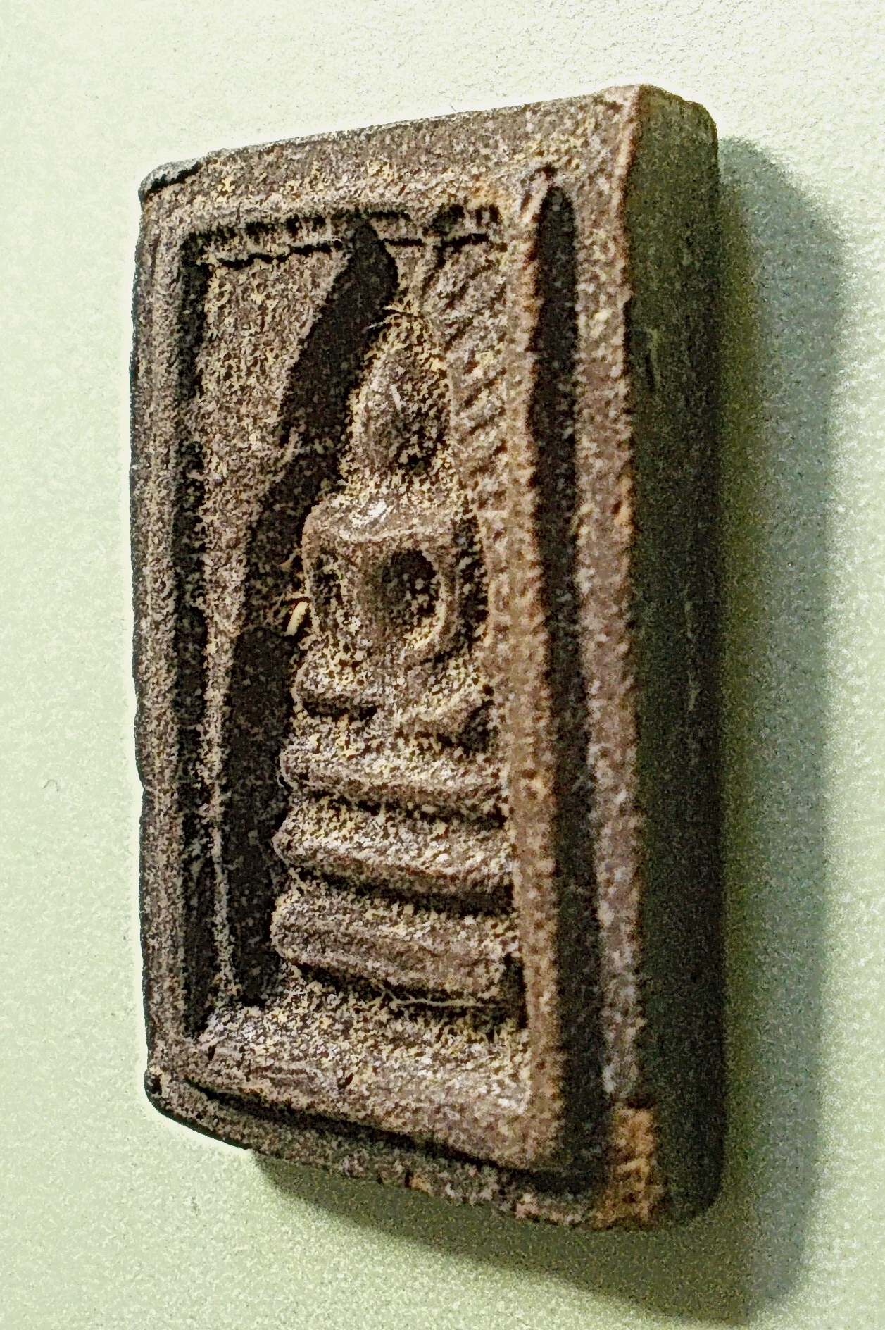 สวมเด็จแหวกม่าน เนื้อดินผสมผง ลพ.กวย วัดโฆสิตาราม