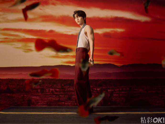 Pre - นิตยสาร 精彩OK! 赵磊 ZhaoLei จ้าวเหล่ย 2024+โฟโต้การ์ด 6 ใบ