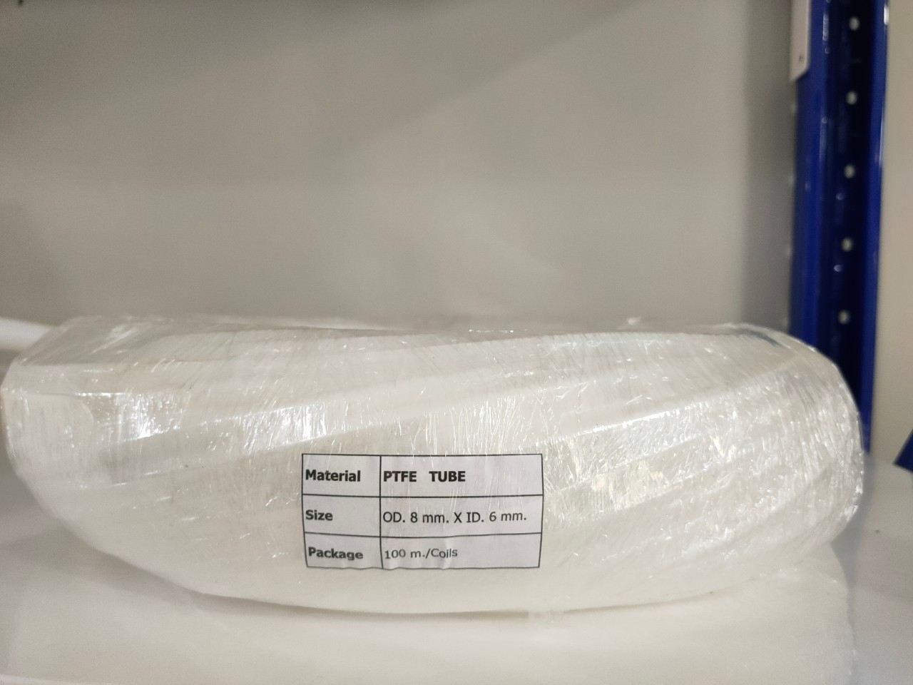 ท่อเทปล่อน PTFE แบบขาวขุ่น 8 มม. (8x6 mm.)