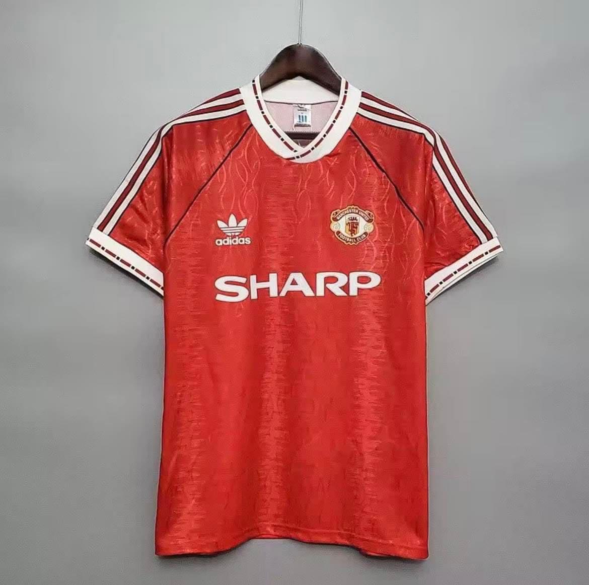 Retro เสื้อฟุตบอลย้อนยุค เกรด Retro ผีเเดง 1988- 90