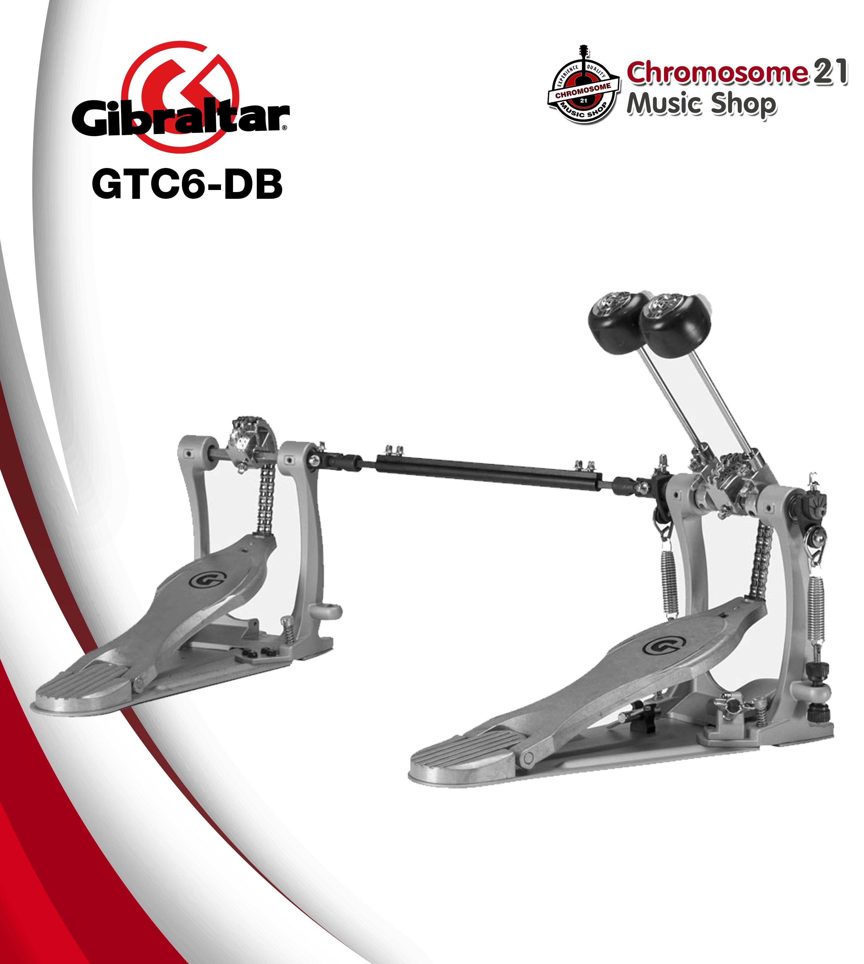 กระเดื่องคู่ Gibraltar GTC6-DB (โซ่คู่)