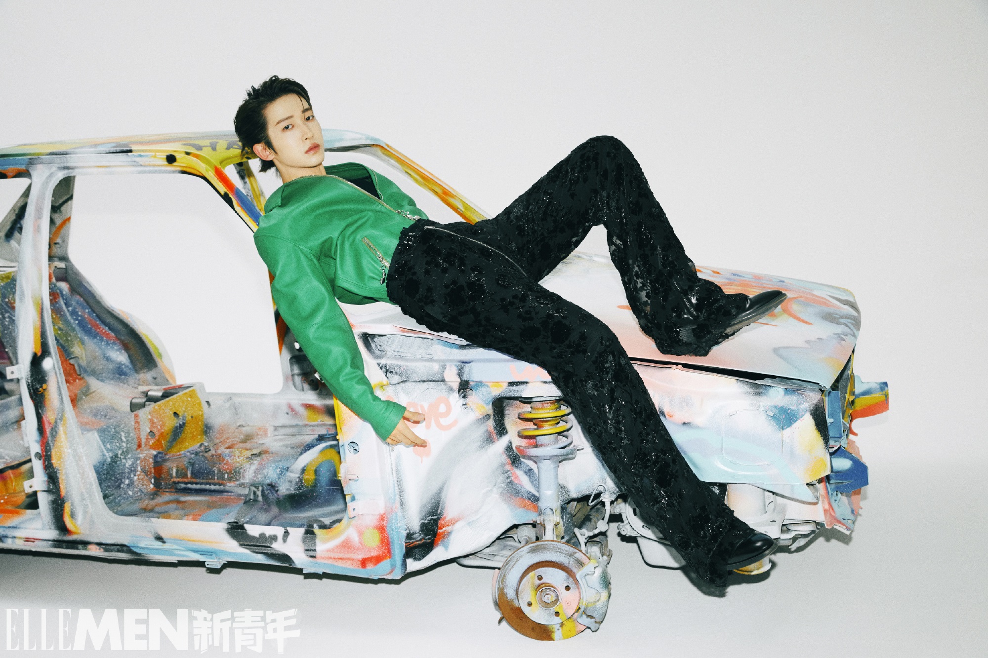 Pre - นิตยสาร ELLEMEN FRESH หลิวอวี่ INTO1Liuyu 2022