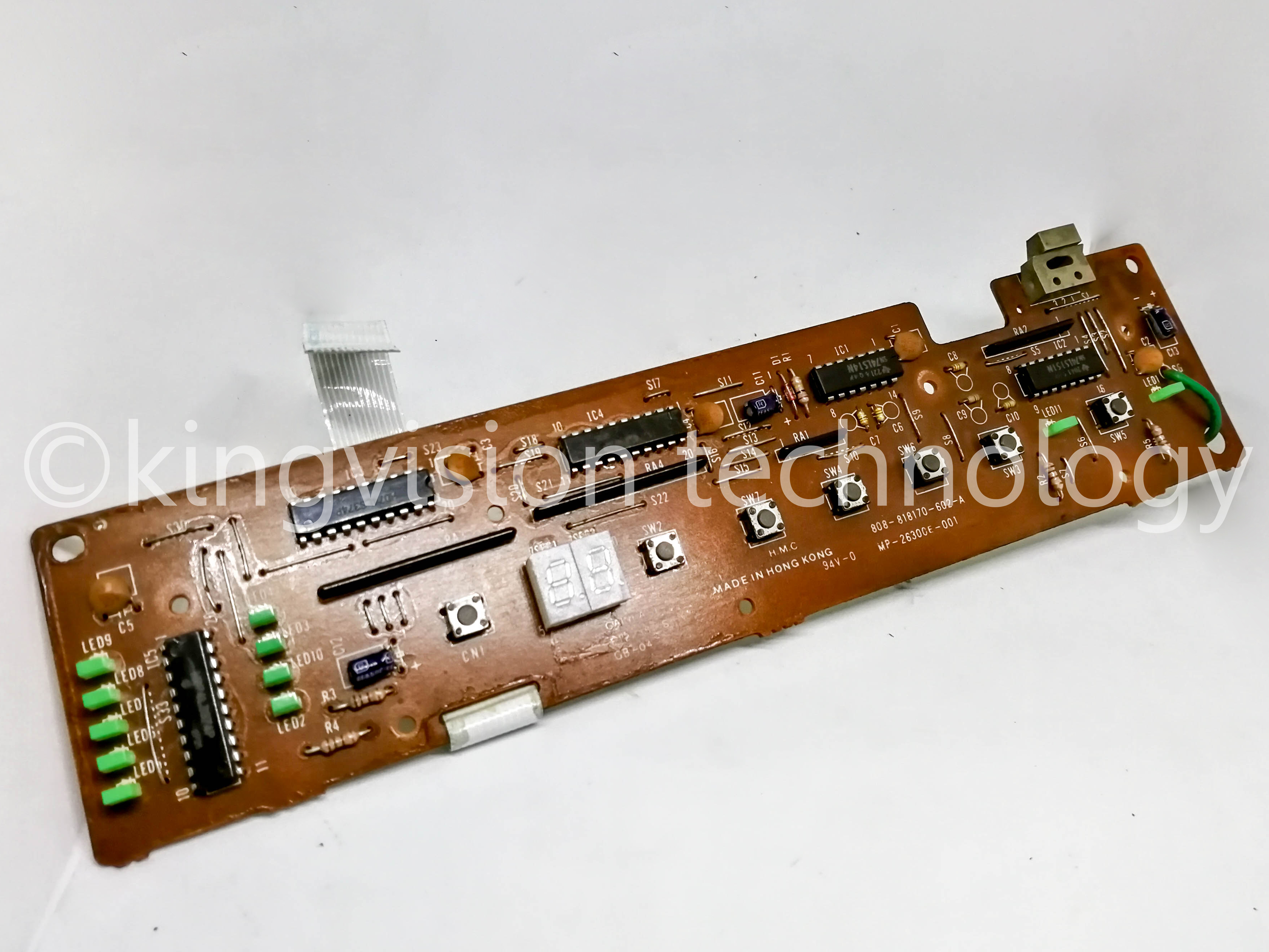 Control Panel Board แผงบอร์ดปุ่มกด (มือสอง) Pinwritter P6300i