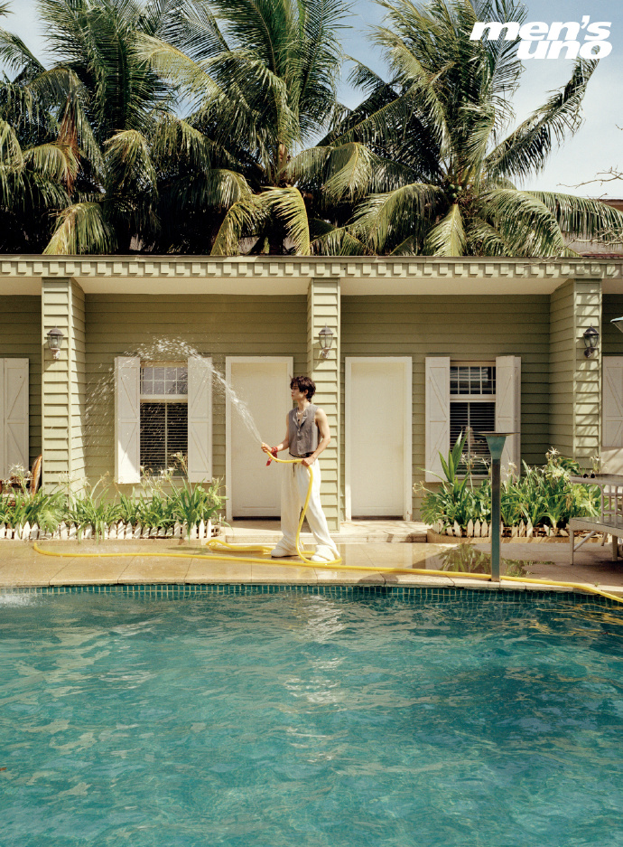 Pre - นิตยสาร Men's Uno DongSicheng วินวิน WINWIN 2024+โปสเตอร์ อฟช.