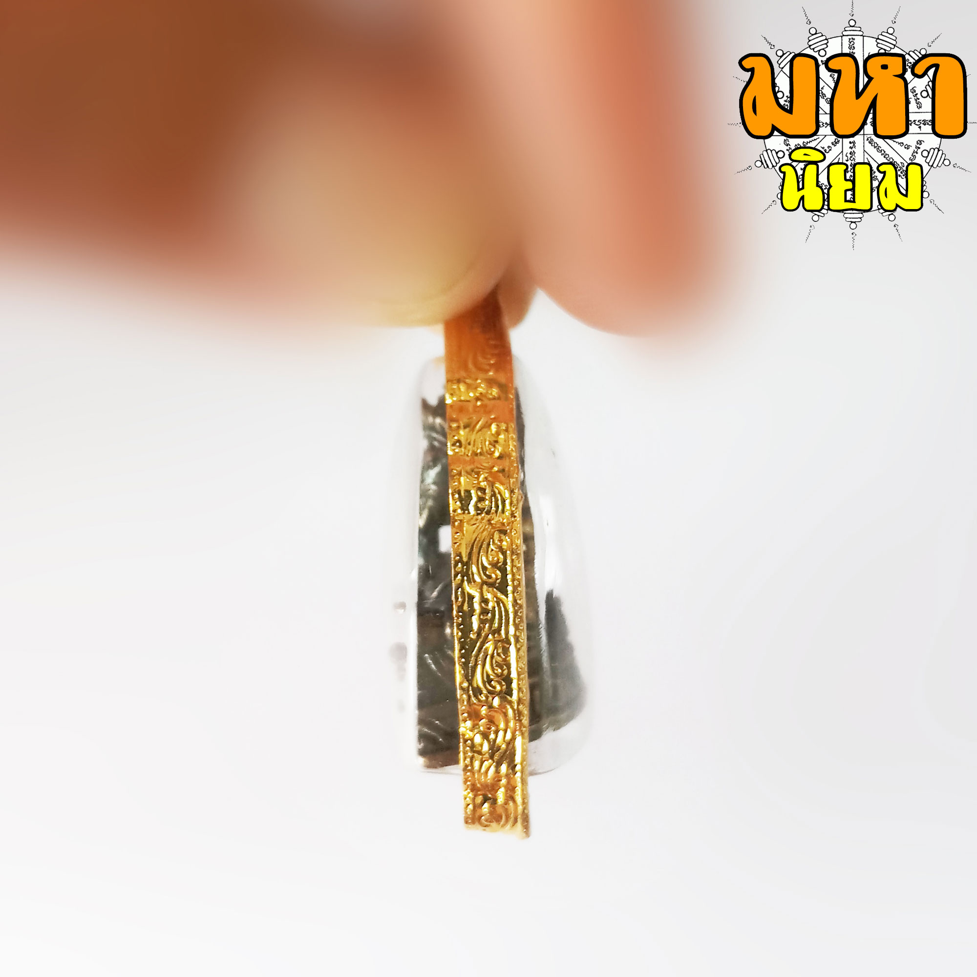 พระพิฆเนศ ประทานพร 4 กร เจริญโภคทรัพย์ กรอบทองไมครอน