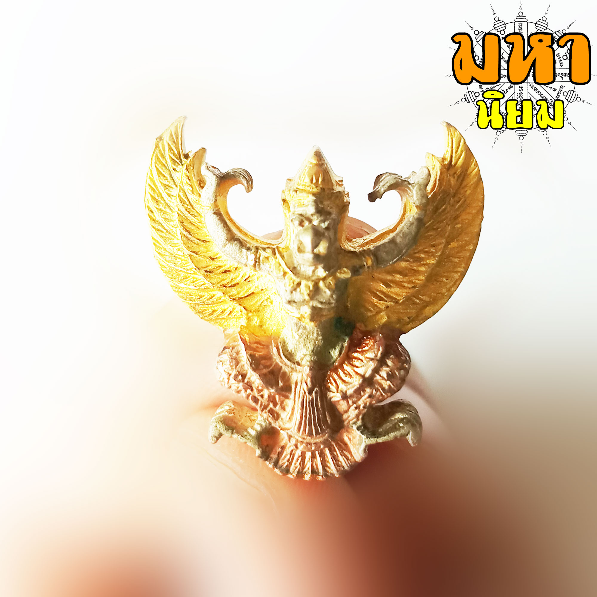 ครุฑ หลวงปู่เส็ง วัดบางนา จ.ปทุมธานี เนื้อสามกษัตริย์