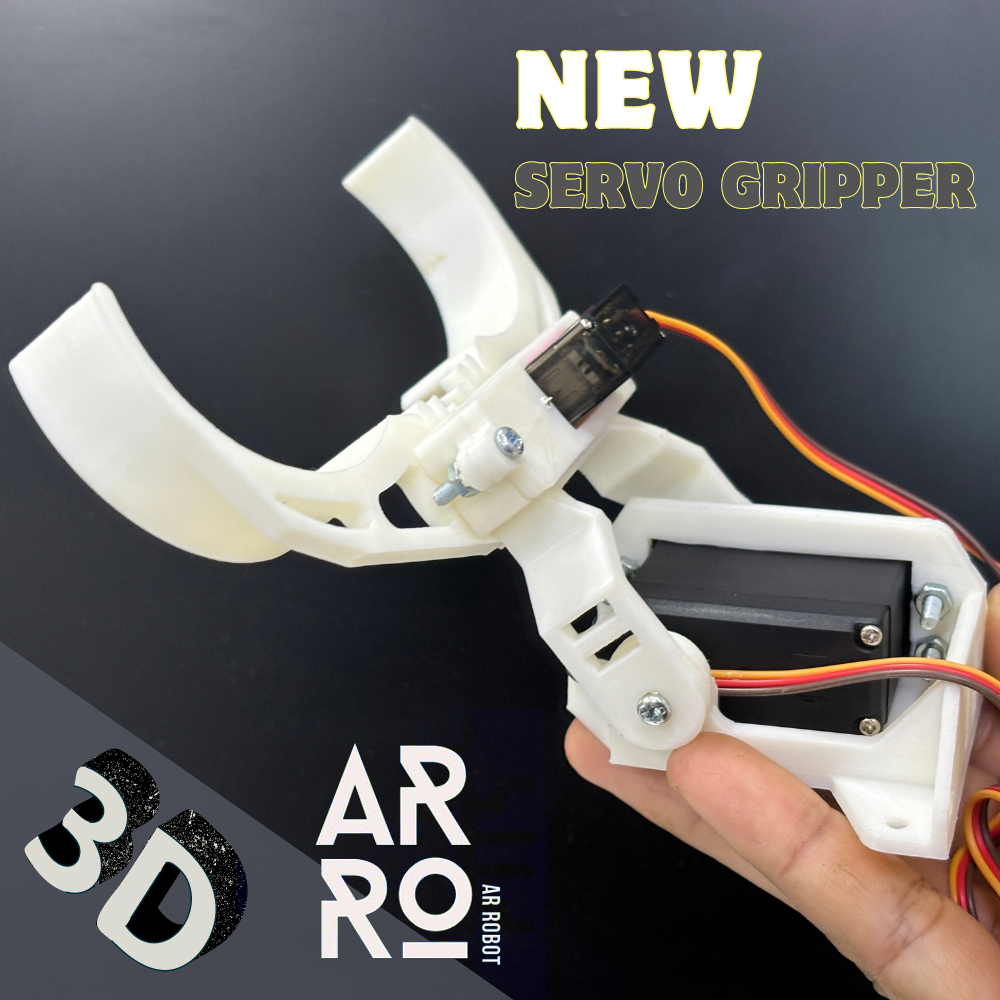 มือจับเซอร์โว Mg90s + MG996-995 มือจับกริปเปอร์ 3D เชอร์โวใหญ่ตัวยก Servo Grirpper