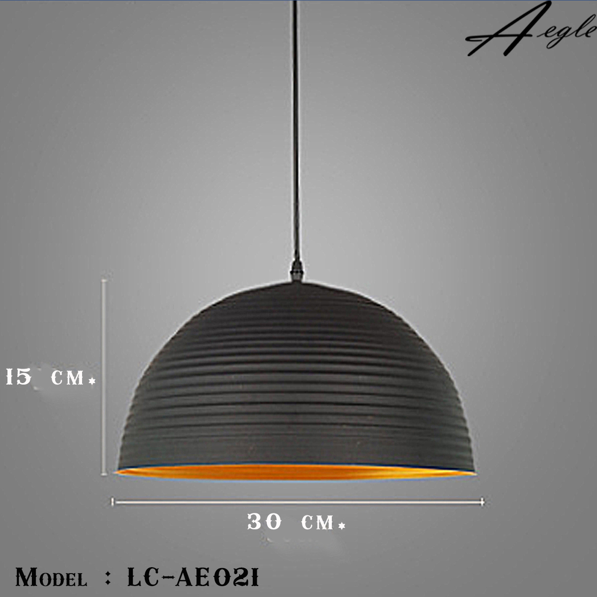 โคมไฟห้อยเพดาน American modern country pot