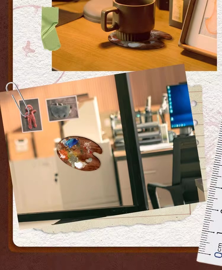 Pre - WUDOLL จานรองแก้ว(แม่เหล็ก) คู่มือนักล่า2 UnderTheSkin (Official Goods)Tanjianci จินซื่อเจีย