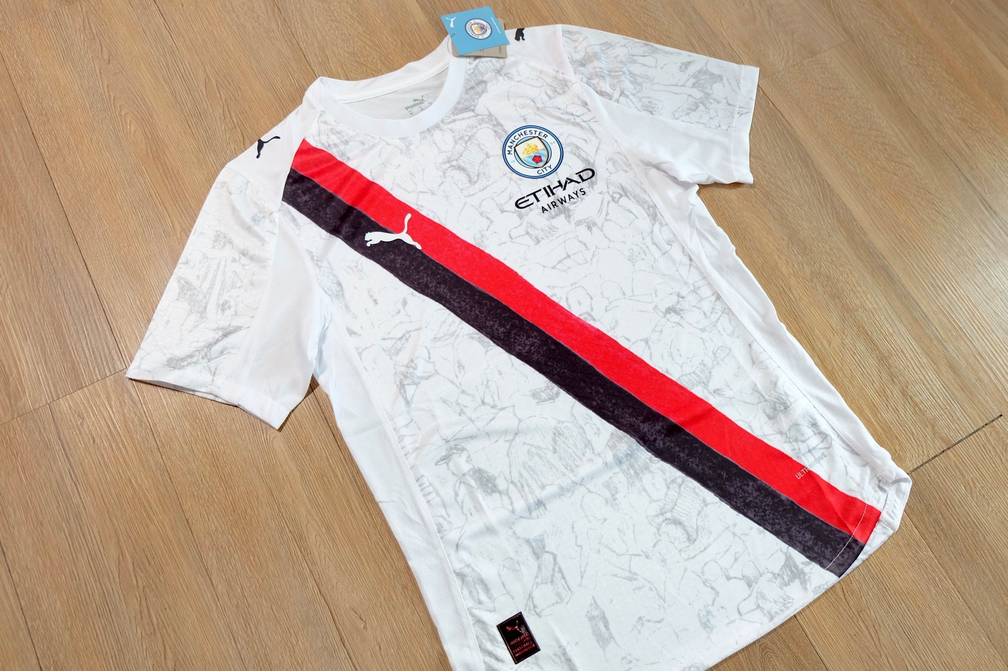 2025-26 เสื้อฟุตบอลเเมนซิ สีขาว สำหรับผู้ชาย Player Edition เกรดนักเตะ Size S-2XL
