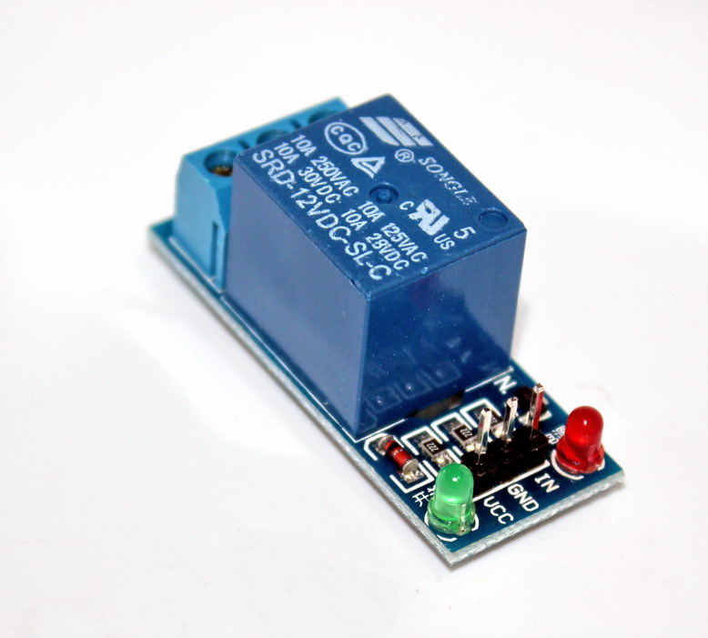รีเลย์ 12V relay 12v 1 ช่อง Module Shield 250V/10A Active High