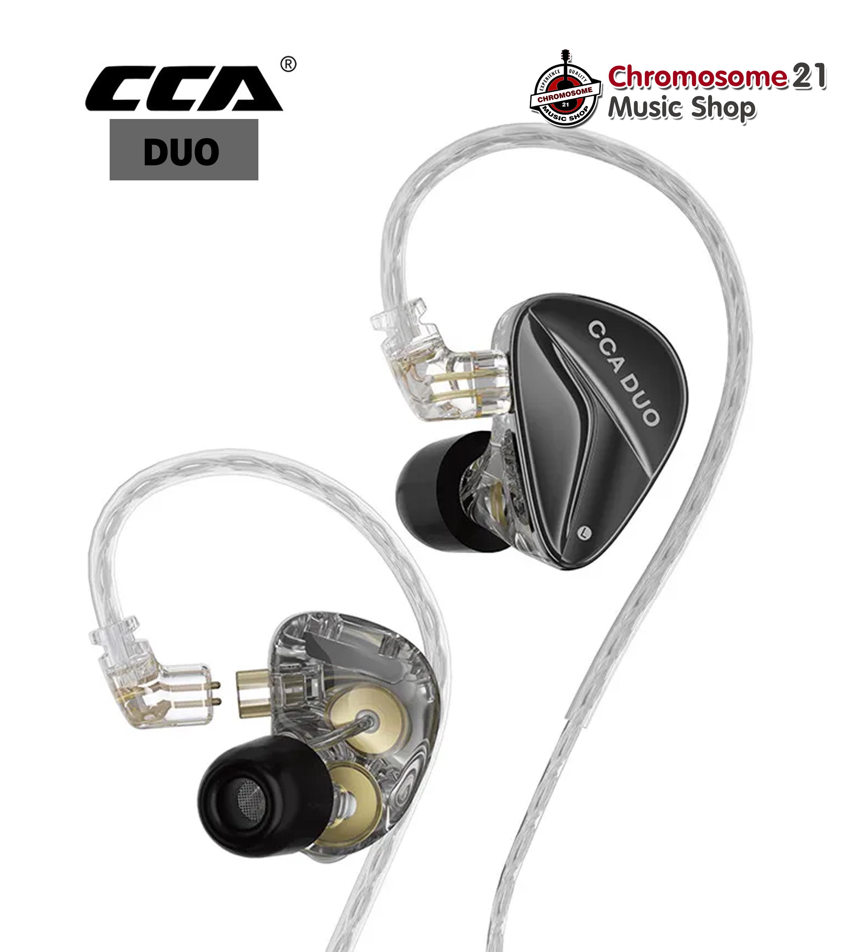 หูฟัง CCA DUO (สีดำ)