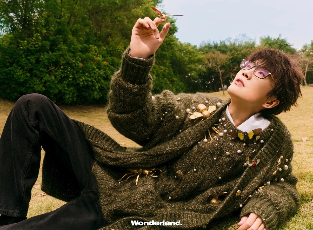 Pre - นิตยสาร Wonderland. สวี่ซง XuSong 许嵩 2025+ โปสการ์ด