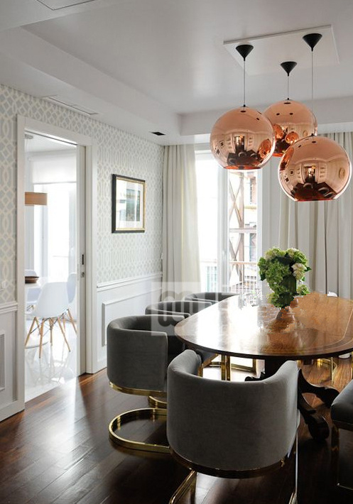 โคมไฟห้อยเพดานทรงกลม Modern Luxury