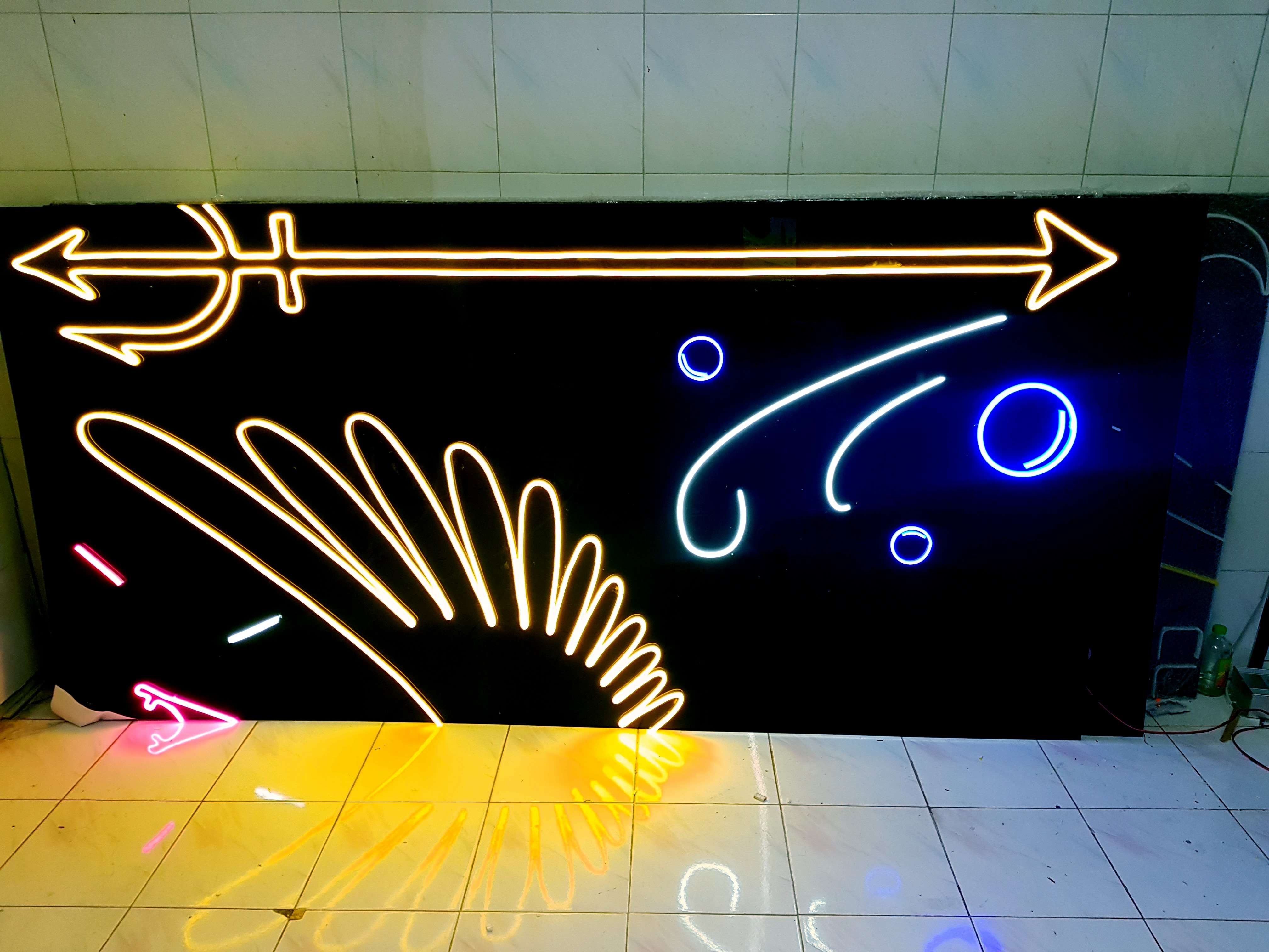 ป้ายไฟ neon flex งานเทศกาลสงกรานต์